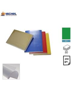 PAPEL MICHEL CHROMOLUX A4 250GR 50H VERDE