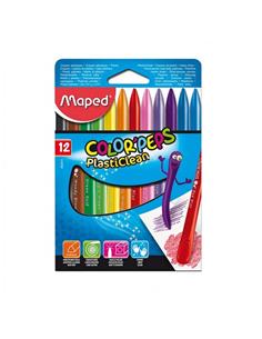 CERA MAPED COLORPEPS PLASTICLEAN 12 COLORES