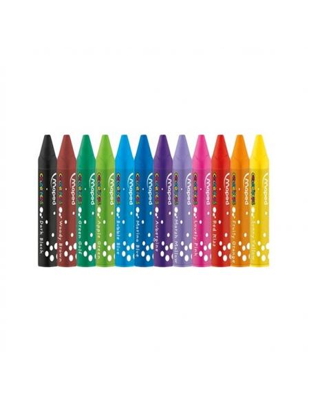 CERA MAPEP COLORPEPS OIL PASTELS 12 COLORES