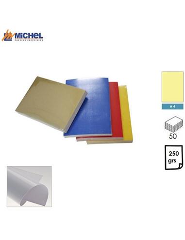 PAPEL MICHEL CHROMOLUX A4 250GR 50H CHAMOIS