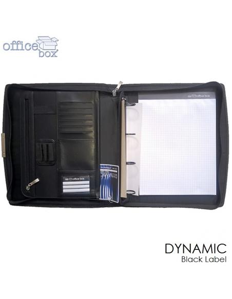 CARPETA OFFICE-BOX A4 CREMALLERA 4 ANILLAS 40mm