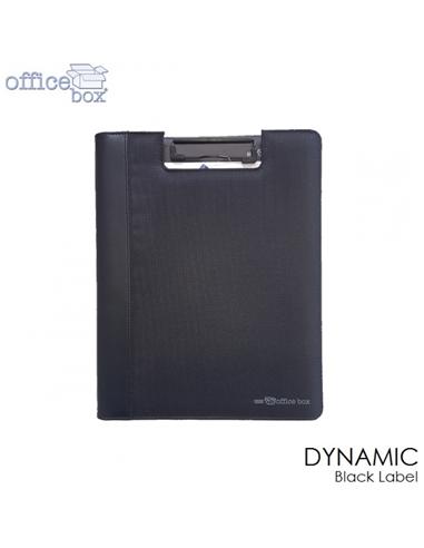 CARPETA MINICLIP OFFICE-BOX A4 SUPERIOR TELA NEGRO