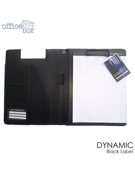 CARPETA MINICLIP OFFICE-BOX A4 SUPERIOR TELA NEGRO