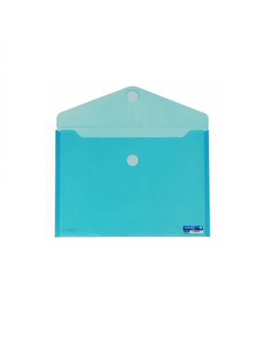 SOBRE PLASTICO OFFICE-BOX VELCRO T.F. AZUL