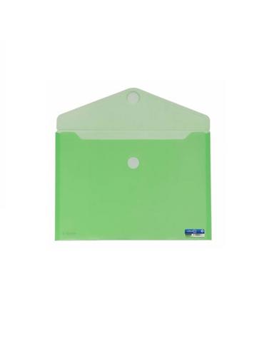 SOBRE PLASTICO OFFICE-BOX VELCRO T.F. VERDE