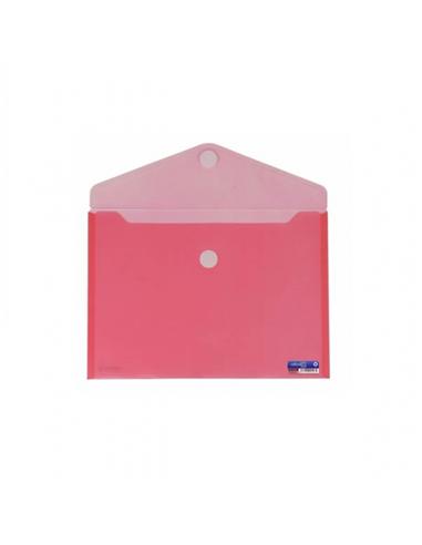 SOBRE PLASTICO OFFICE-BOX VELCRO T.F. ROJO