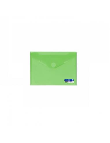 SOBRE PLASTICO OFFICE-BOX VELCRO T.C. VERDE