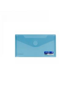 SOBRE PLASTICO OFFICE-BOX VELCRO 225x125 AZUL