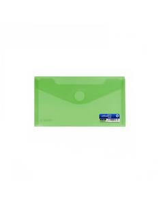 SOBRE PLASTICO OFFICE-BOX VELCRO 225x125 VERDE