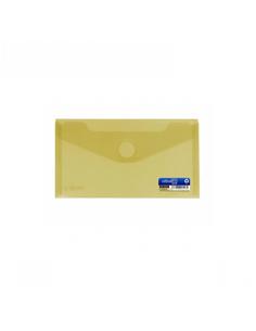 SOBRE PLASTICO OFFICE-BOX VELCRO 225x125 AMARILLO
