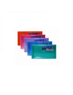 SOBRE PLASTICO OFFICE-BOX VELCRO 110x63 COLORES