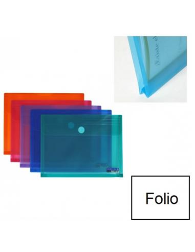 SOBRE PLASTICO OFFICE-BOX VELCRO T.F. COLORES