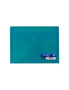 SOBRE PLASTICO OFFICE-BOX VELCRO 160x120 AZUL