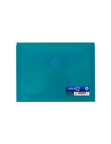 SOBRE PLASTICO OFFICE-BOX VELCRO 160x120 AZUL