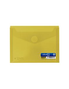 SOBRE PLASTICO OFFICE-BOX VELCRO 160x120 AMARILLO