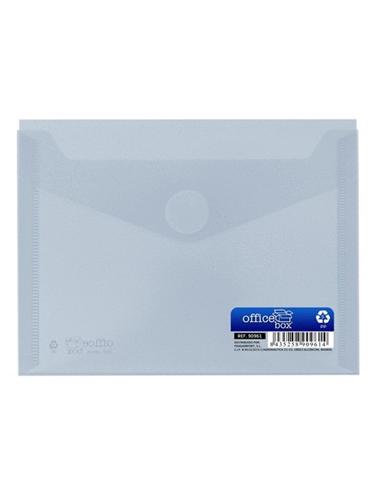 SOBRE PLASTICO OFFICE-BOX VELCRO 160x120 TRANSPARE