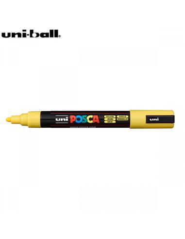 ROTULADOR UNI-POSCA 1.8-2.5mm AMARILLO PC-5M