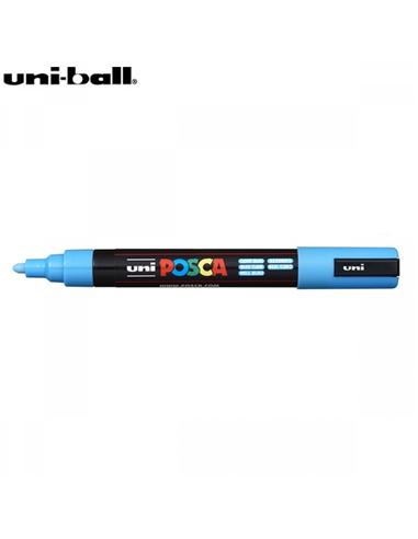 ROTULADOR UNI-POSCA 1.8-2.5mm AZUL CLARO PC-5M