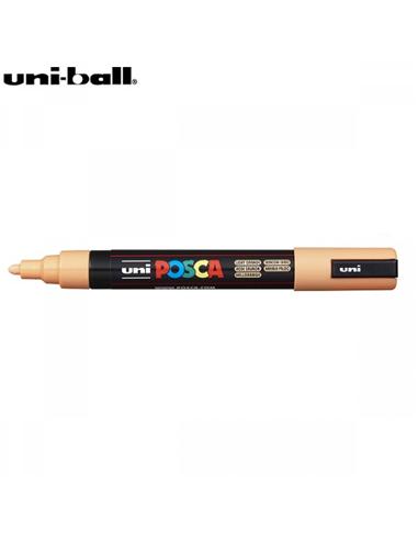 ROTULADOR UNI-POSCA 1.8-2.5mm NARANJA CLARO PC-5M