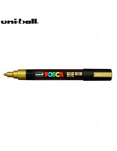ROTULADOR UNI-POSCA 1.8-2.5mm ORO PC-5M