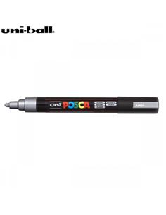 ROTULADOR UNI-POSCA 1.8-2.5mm PLATA PC-5M