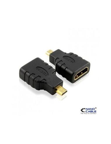 ADAPTADOR NANO CABLE HDMI-H A MINI HDMI-M NEGRO