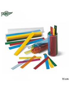 REGLA FAIBO 16cm PLASTICO COLORES SURTIDOS
