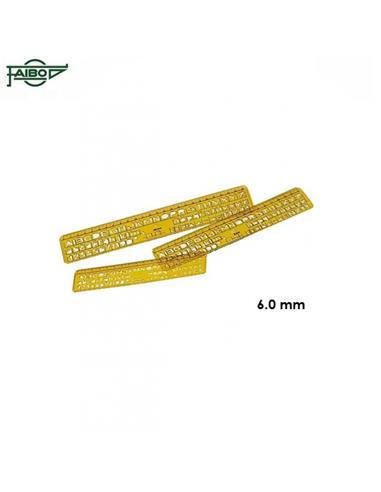 PLANTILLA FAIBO NUMEROS / LETRAS / SIGNOS 6.0mm
