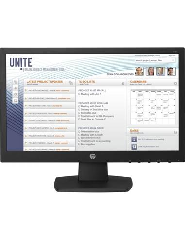 MONITOR HP 18.5" LED V197 NEGRO