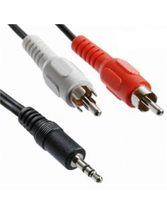CABLE CROMAD STEREO AUDIO 3,5 M - 2x RCA/M 3m