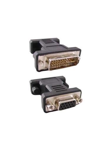 ADAPTADOR CROMAD DVI 24+1/M A VGA 15/H NEGRO