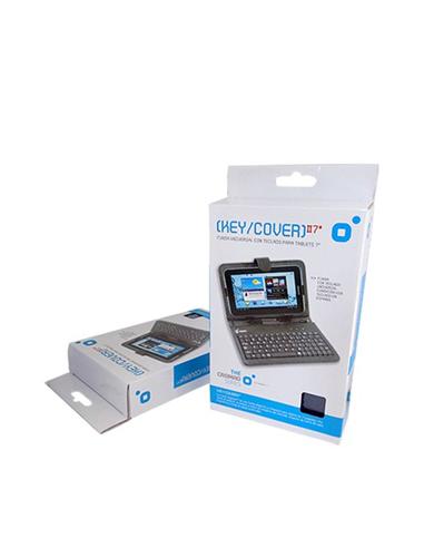 FUNDA Y TECLADO 7" CROMAD UNIVERSAL NEGRA CR0105