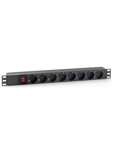 REGLETA ALIMENTACION CROMAD 8 TOMAS RACK 19"