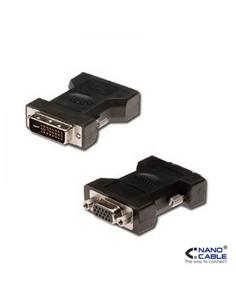 ADAPTADOR NANO CABLE DVI 24+5/M A VGA 15/H NEGRO