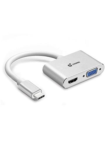 ADAPTADOR CROMAD USB-C A VGA/HDMI