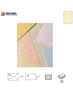 SOBRE MICHEL PARCHMENT 110x220mm 100GR TOPACIO 25U