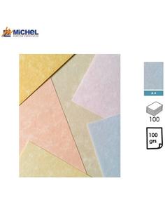 PAPEL MICHEL PROFIL A4 100GR 100H AZUL