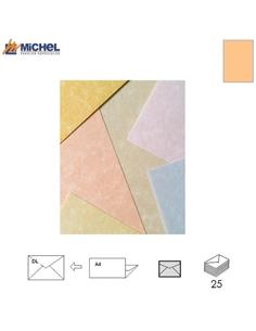 SOBRE MICHEL PARCHMENT 110x220mm 100GR ALBARICOQUE