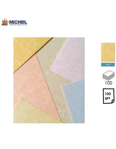 PAPEL MICHEL PROFIL A4 100GR 100H OCRE
