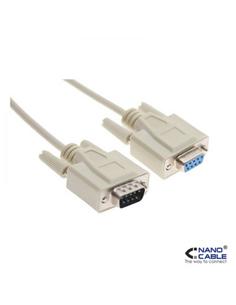 CABLE NANO CABLE SERIE RS232 DB9/M-DB9/H 1,80 M.
