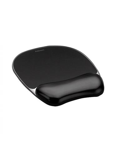 ALFOMBRILLA RATON FELLOWES GEL CRYSTAL NEGRO