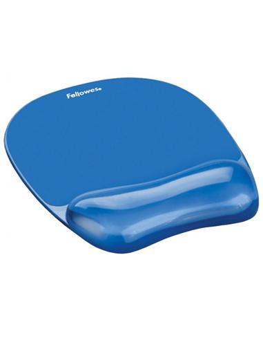 ALFOMBRILLA RATON FELLOWES GEL CRYSTAL AZUL