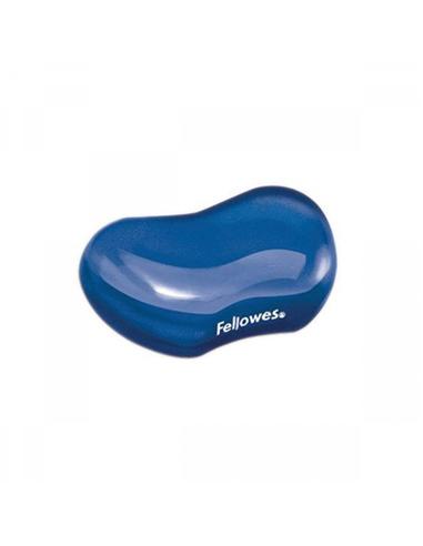 REPOSAMUÑECAS RATON FELLOWES GEL CRYSTAL AZUL