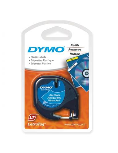 CINTA ROTULADORA DYMO TAG 12mm x 4m PP AZUL