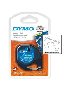 CINTA ROTULADORA DYMO TAG 12mm x 4m PP PIES