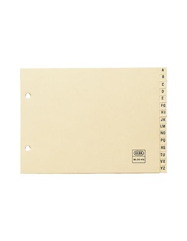 SEPARADOR ELBA TC AP CARTULINA A-Z BEIGE
