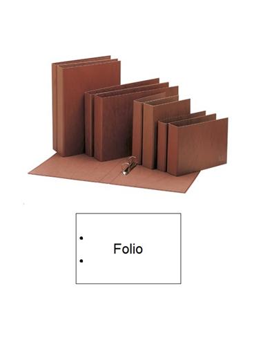 CARPETA CARTON 2 ANILLAS UNI TF APAIS. 40MM MARRON