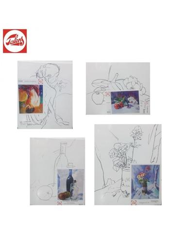 LIENZO TALENS DISEÑO SURTIDOS 10F 46x55cm BASTIDOR