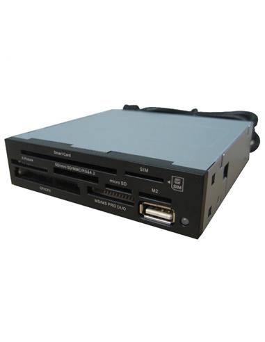 LECTOR TARJETAS COOLBOX CRE-600 DNI NEGRO USB 2.0