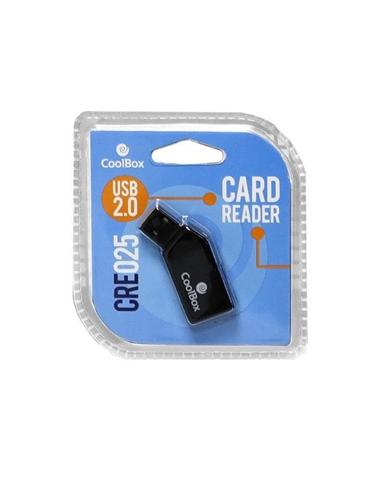 LECTOR TARJETAS COOLBOX CRE-025 USB 2.0 MICRO SD